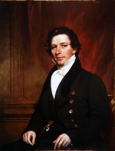 Porträt von Ashfield Ellis, ca. 1835 von Samuel Lovett Waldo